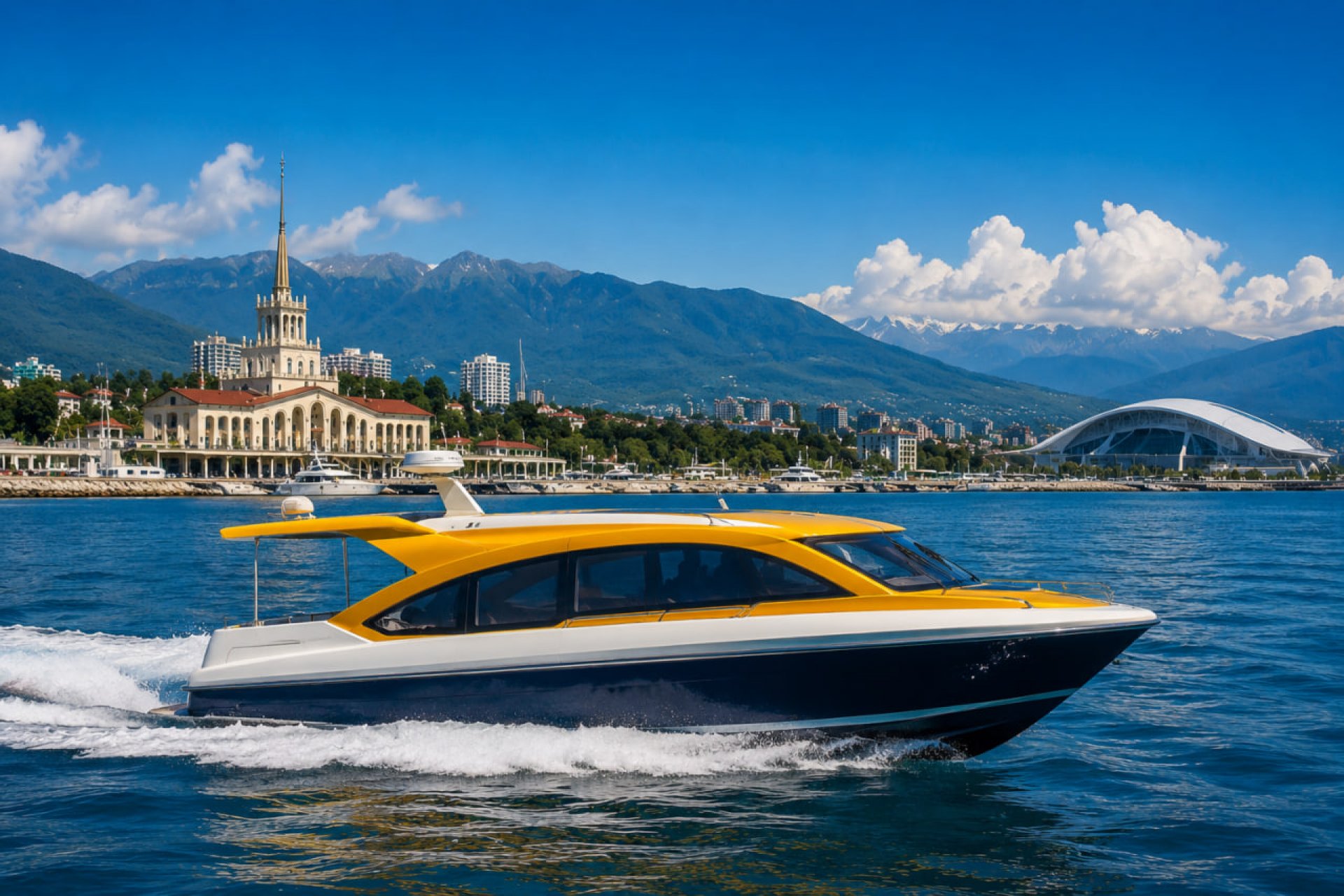 Морское такси запустят этим летом между Сочи и Адлером