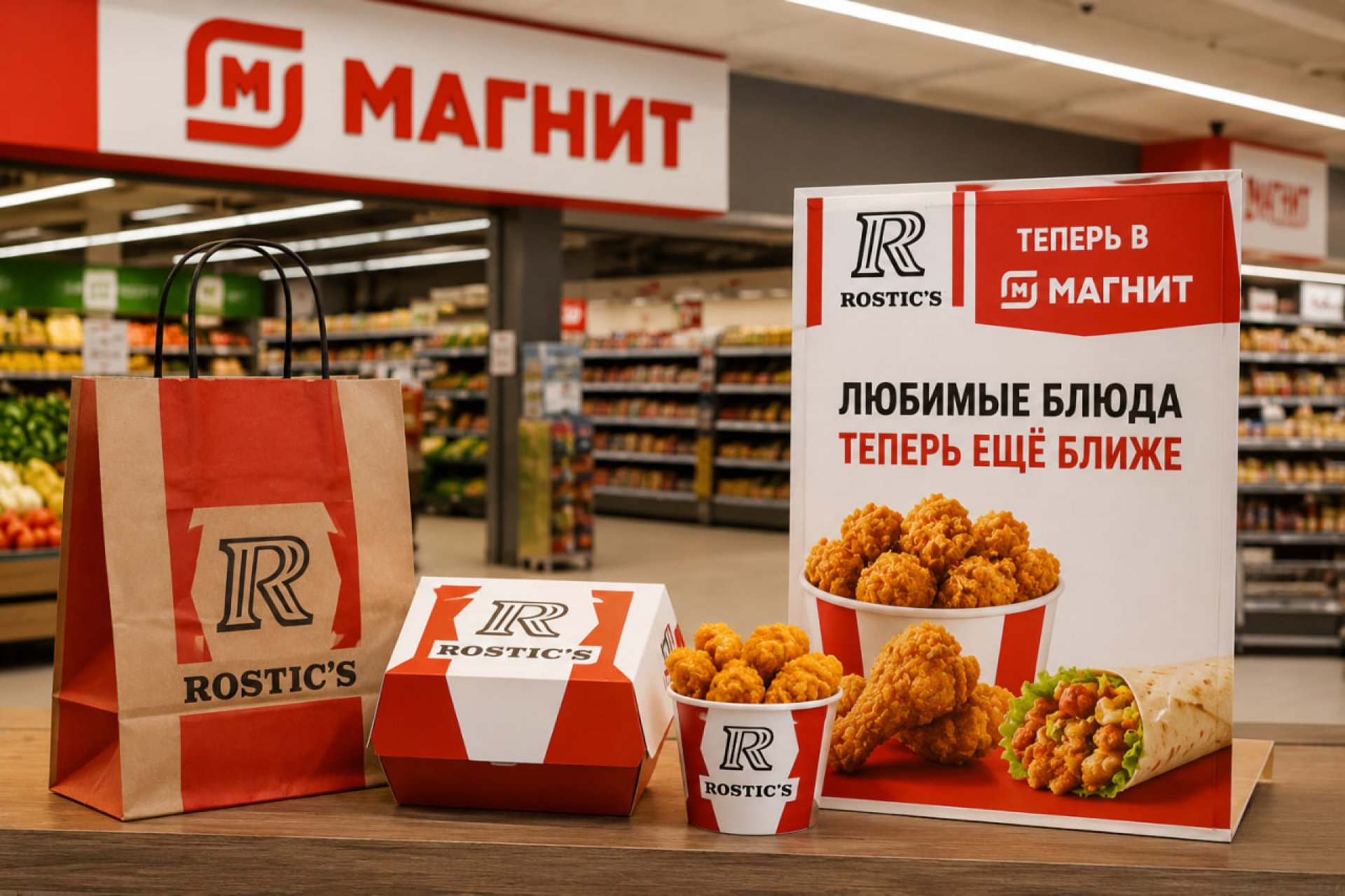 Rostic’s начала поставлять свои блюда в сеть «Магнит»