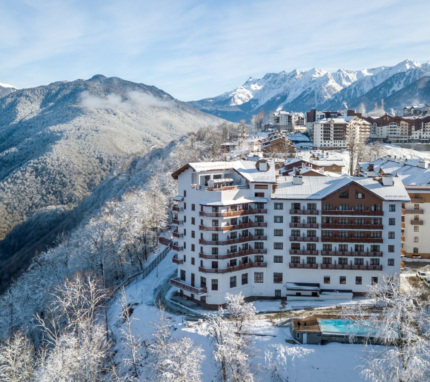 Загрузка отелей Розы Хутор с 7 по 9 марта превысила 60%